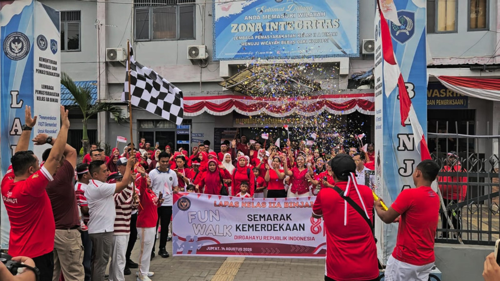 Semarak Funwalk Lapas Kelas IIA Binjai