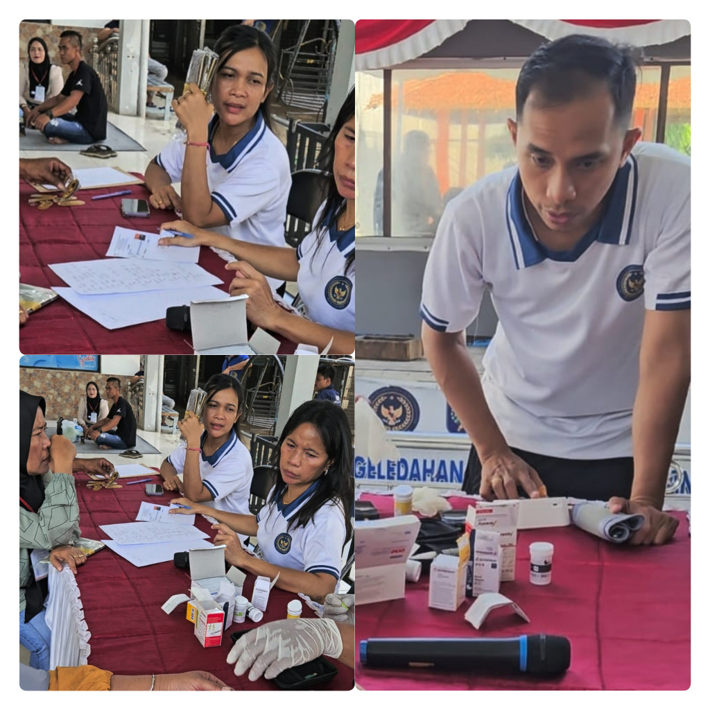Semarak HUT ke-81 RI, Lapas Binjai Gelar Pelayanan Kesehatan Gratis bagi Warga Binaan