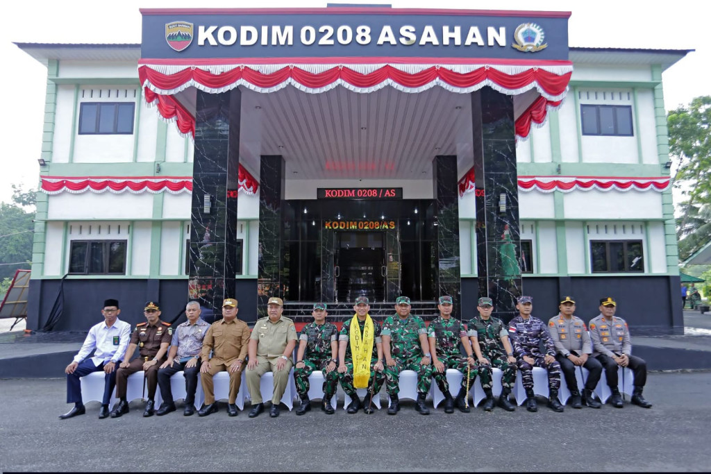 Sinergitas TNI-Pemda Diperkuat: Bupati Asahan Sambut Pangdam I/BB di Kodim 0208