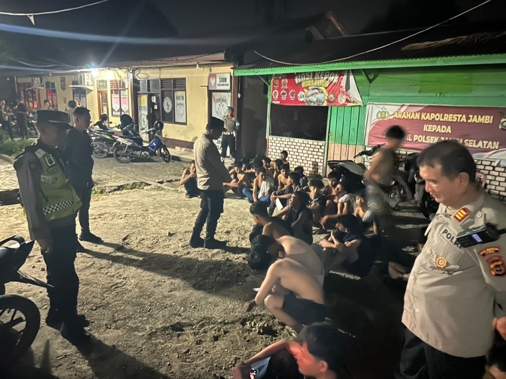 Terlibat Aksi Balap Liar di Arena Eks MTQ, Polresta Jambi Amankan Puluhan Pelajar dan Kendaraan Bermotor