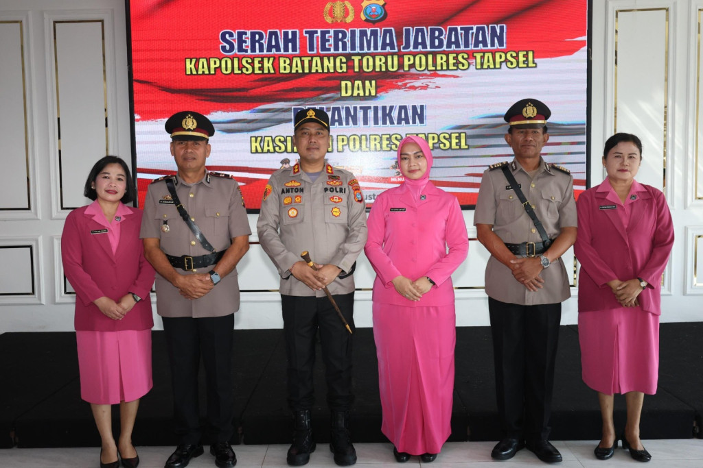 Tongkat Komando Batang Toru Berganti, Iptu Dani M Sidauruk Resmi Jabat Kapolsek