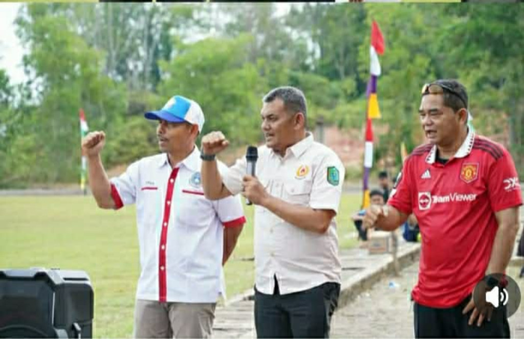 Turnamen Sepak Bola Paluta Cup II U-15 di GOR Paranginan Kecamatan Padang Bolak
