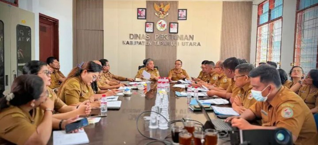 Wakil Bupati Taput Pmimpin Monitoring dan Evaluasi Program Dinas Pertanian