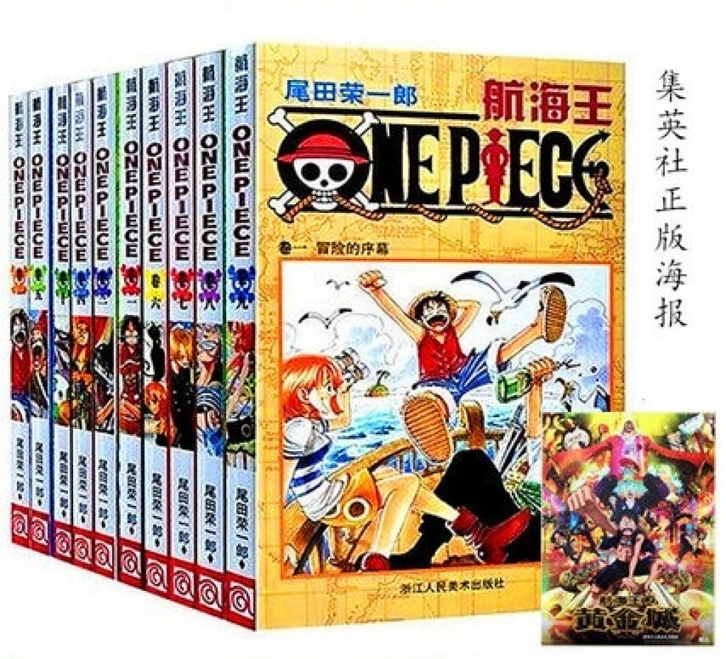 Buku One Piece yang Dicetak, Jadi Manga Terpanjang di Dunia Ilegal