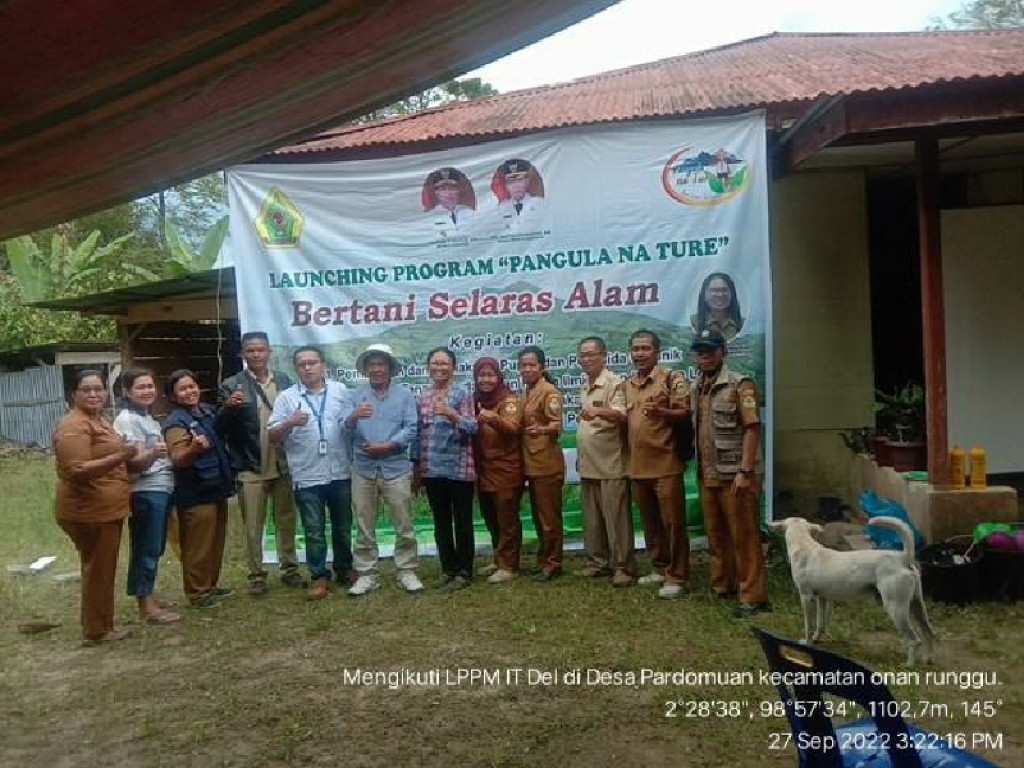 Dinas Ketapang dan Pertanian Samosir Bersama LPPM ITDel Laksanakan Pelatihan Implementasi
