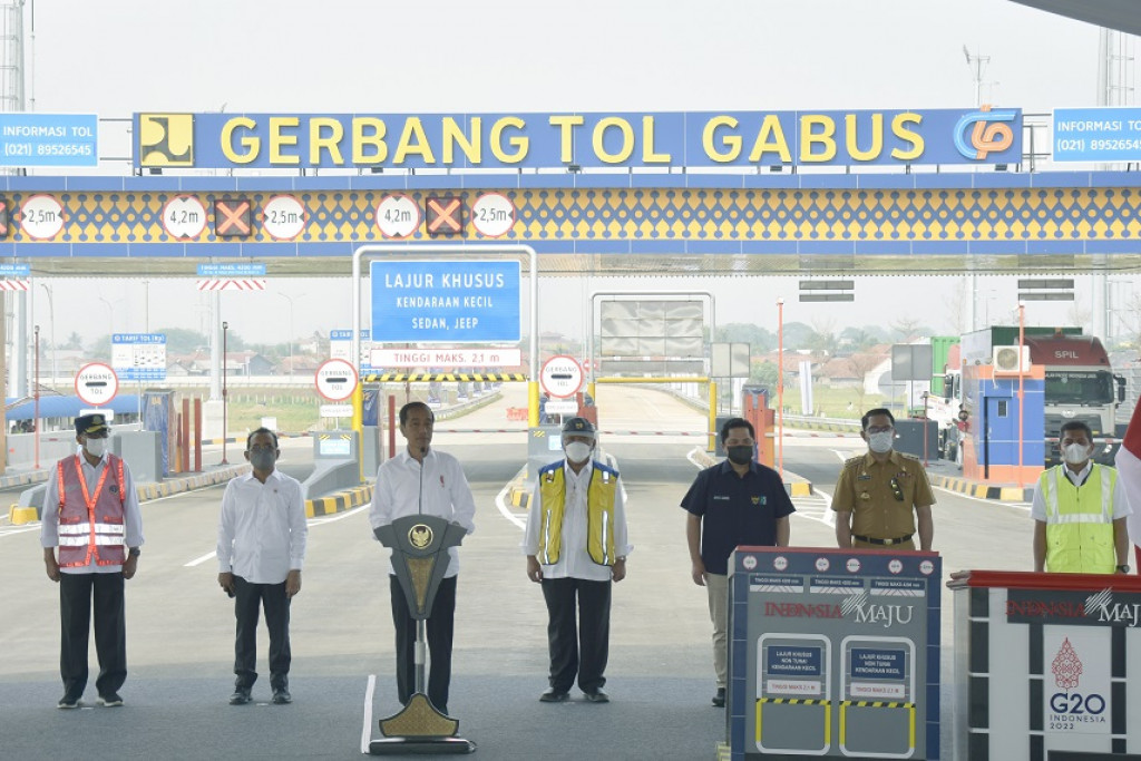 Jokowi Resmikan Jalan Tol Cibitung-Cilincing