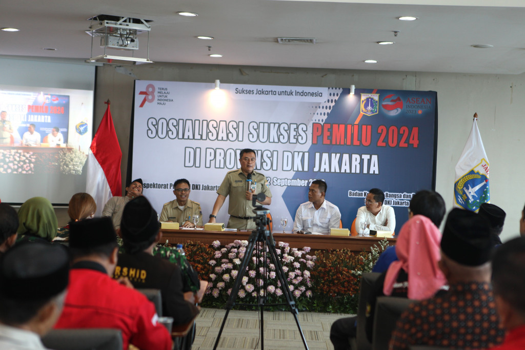 Kesbangpol Jakarta Barat Gelar Sosialisasi Sukses Pemilu 2024 untuk Ormas