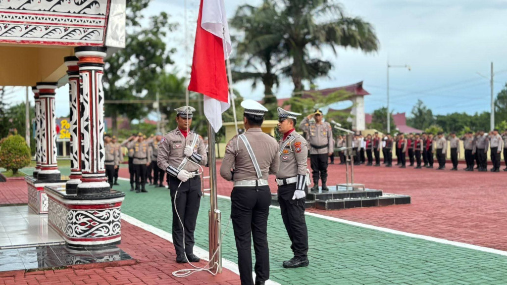 Wakapolres Simalungun Pimpin Upacara Hari Kesadaran Nasional, Tegas Soal Sanksi Narkoba