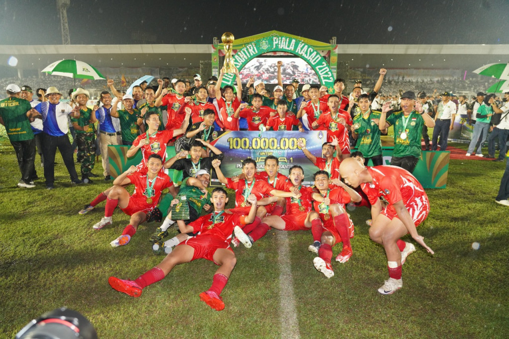 Adu Pinalti Penentu Juara Liga Santri Piala Kasad 2022