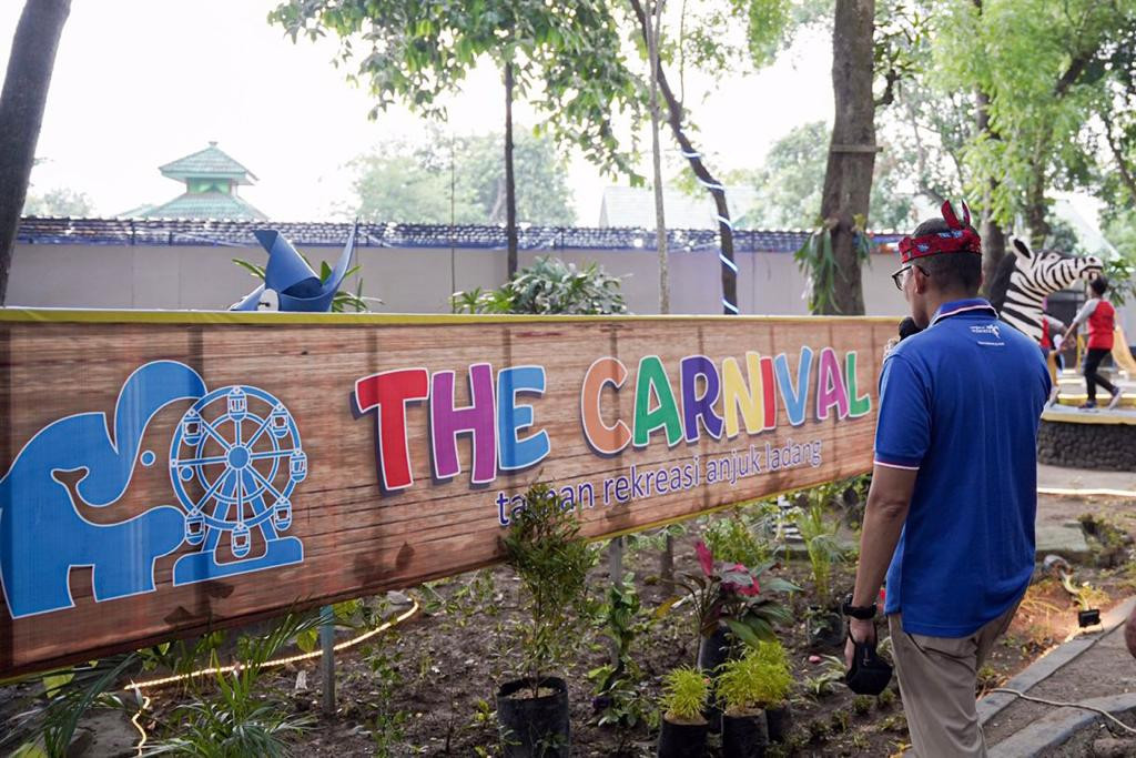 Sandiaga Dorong Taman Rekreasi 'The Carnival' Perluas Peluang Kerja Pelaku Parekraf Nganjuk