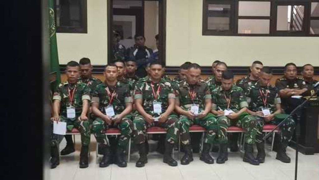17 Anggota TNI AD Terancam Hukuman 9 Tahun Penjara atas Kasus Penganiayaan