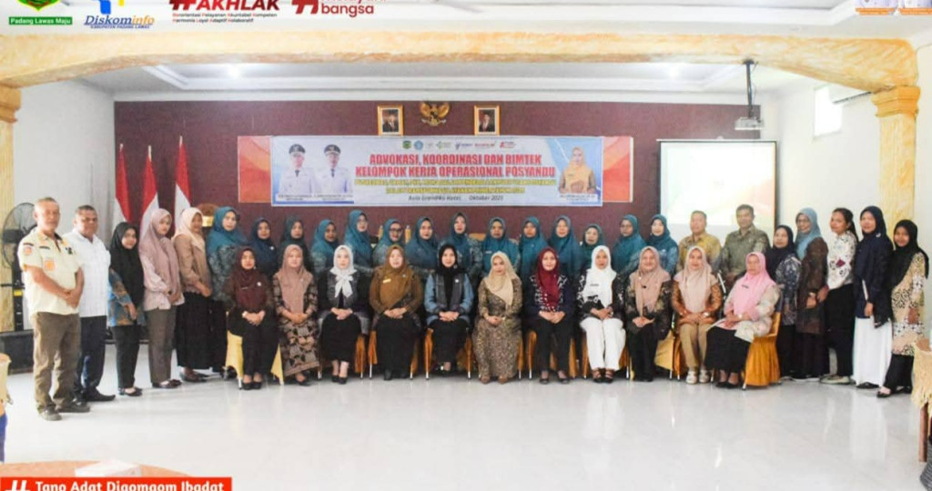 Advokasi, Koordinasi dan Bimtek Kelompok Kerja Operasional Posyandu di Hotel Grandika Sibuhuan Kabupaten Palas
