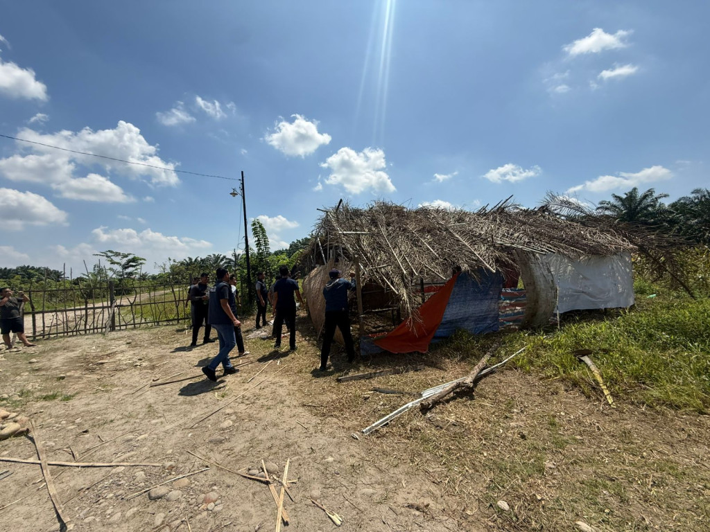 Barak Narkoba di Binjai Selatan Kembali Digrebek Dan Dimusnahkan Polres Binjai