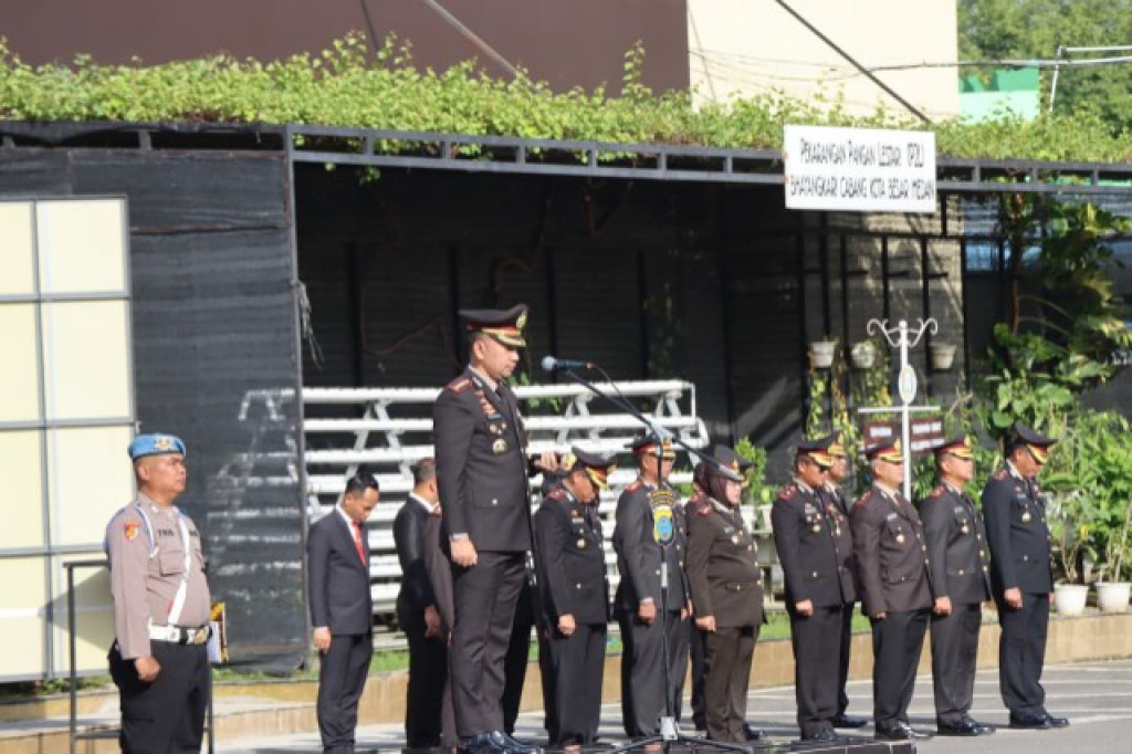 Kapolrestabes Medan Pimpin Upacara Hari Sumpah Pemuda ke-97, Ajak Personel Wujudkan Semangat Indonesia Emas 2045