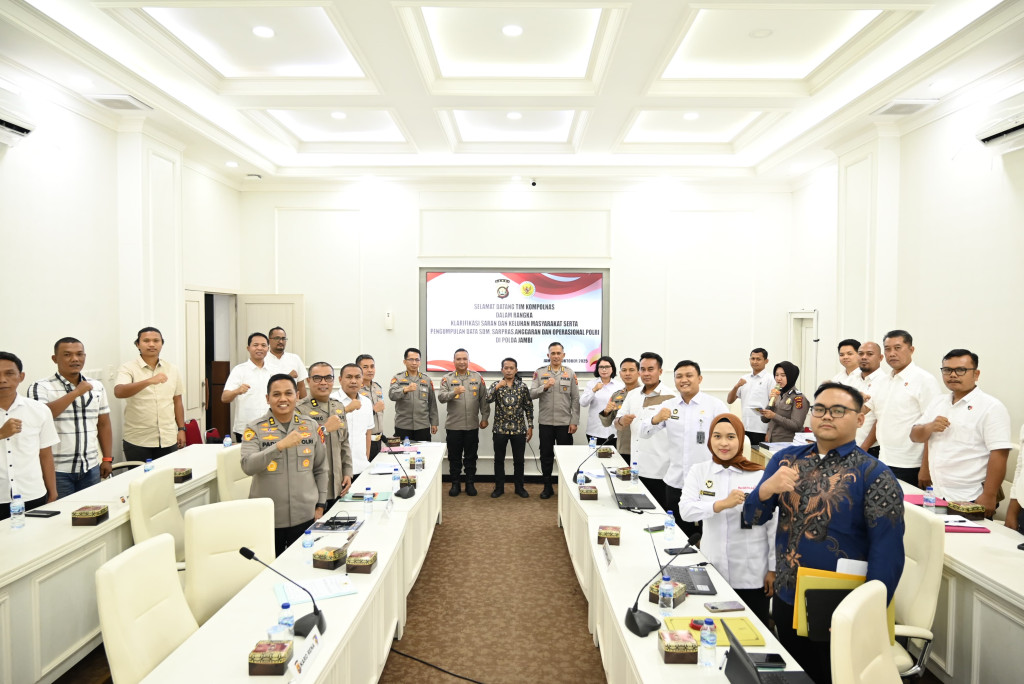 Kunjungan Kompolnas ke Polda Jambi, Klarifikasi Atas Saran dan Keluhan Masyarakat