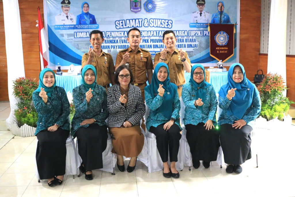 Kunjungan Tim Penggerak PKK Provinsi Sumatera Utara ke Paya roba Binjai Barat