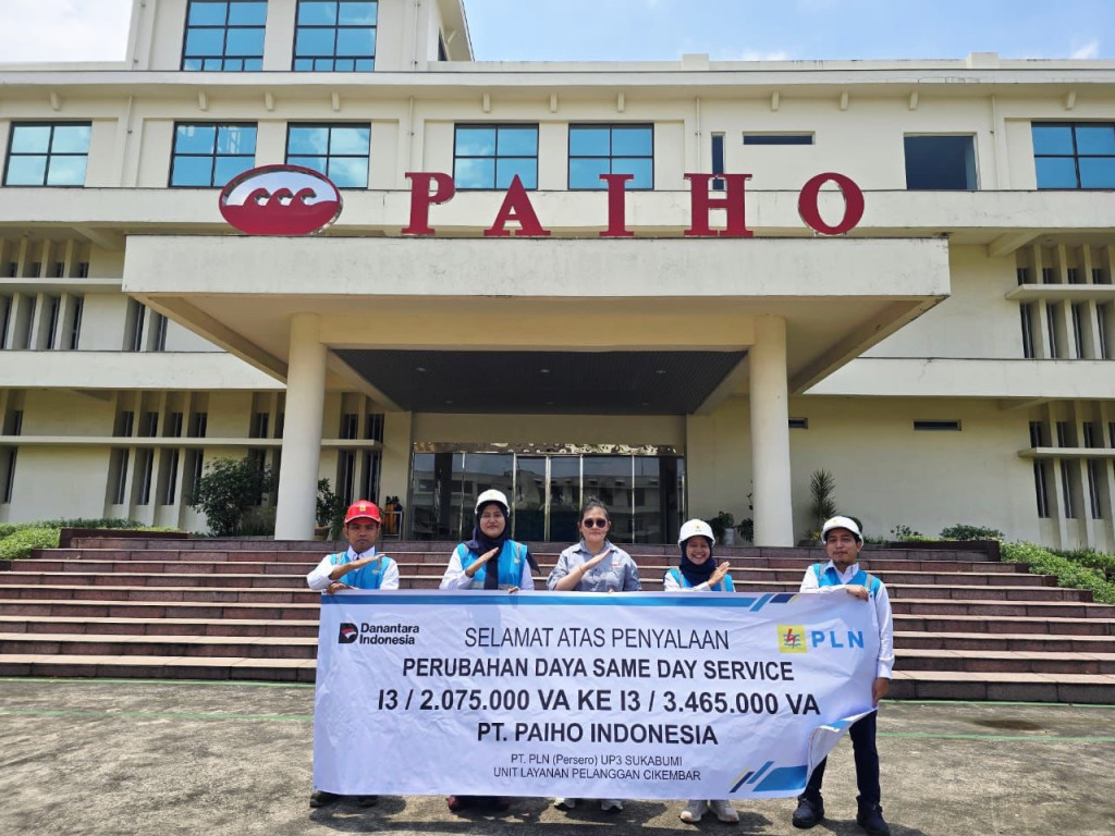 Lewat Tambah Daya, PLN Sukabumi Dorong Pertumbuhan Ekonomi PT Paiho Indonesia