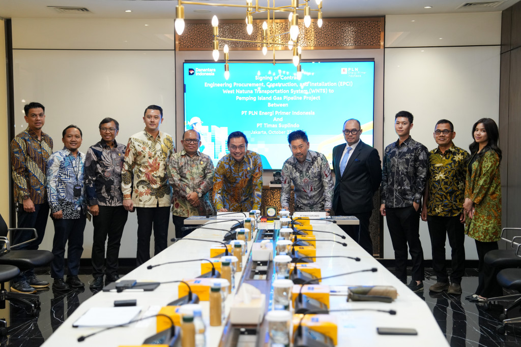 Momentum HLN ke-80, PLN EPI dan Timas Suplindo Teken Kontrak Pipa Gas WNTS–Pemping Perkuat Ketahanan Energi Nasional