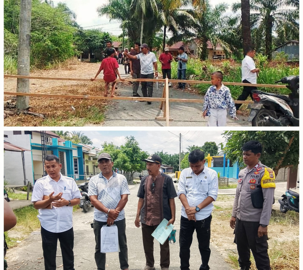 Pemerintah Aspal Jalan Tanpa Hibah, Pemilik Tanah Keberatan dan Palang Akses Warga