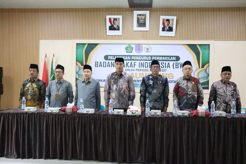 Pemko Binjai Dukung Penguatan Tata Kelola Wakaf Melalui Launching Gerakan Wakaf Uang