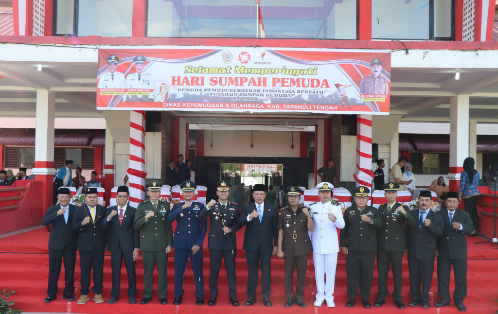 Soliditas TNI-Polri dan Pemkab Tapteng Jaga Semangat Persatuan di HSP ke-97