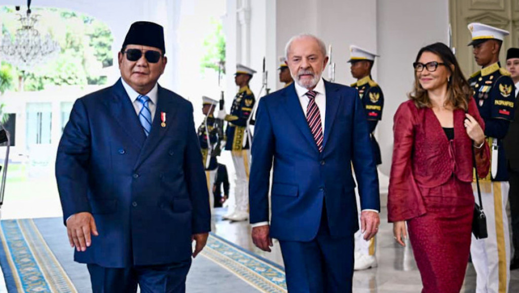 Suasana Meriah di Istana Merdeka Sambut Presiden Brasil Lula da Silva, Tanda Eratnya Persahabatan Dua Negara