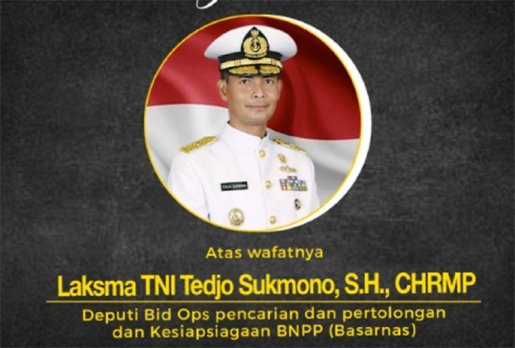 Laksma Tedjo Sukmono, Wakapuspen TNI Tutup Usia