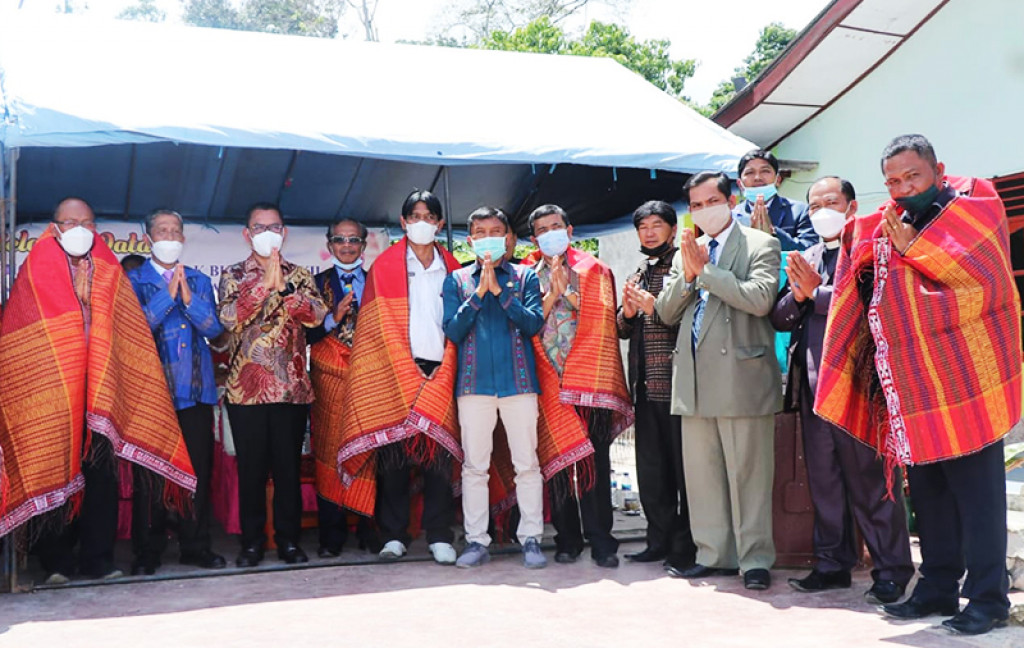Pemkab Toba Dukung Pembangunan Rumdis dan Kantor Gereja HKI Resor Hinalang Silalahi
