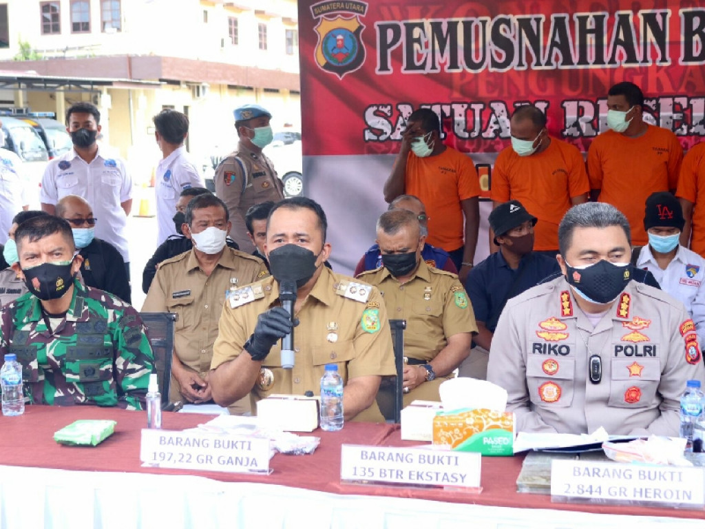 Pemko Apresiasi Kesigapan dan Ketegasan Polrestabes Medan Berantas Peredaran Narkoba