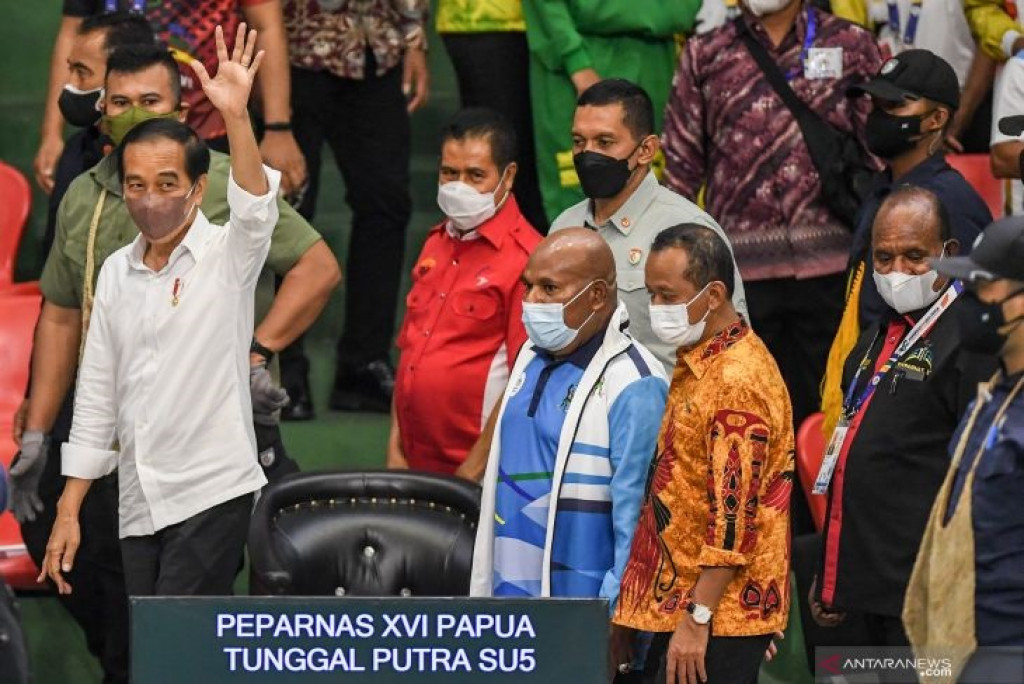 Peparnas XVI Papua Sukses, Presiden Jokowi Tunjukkan Rasa Bangga: "Torang Hebat"