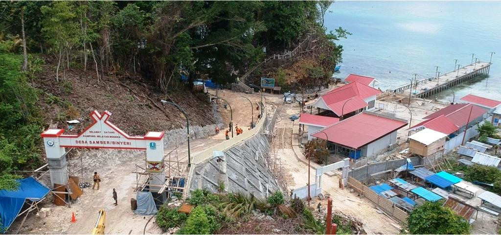 Menteri Trenggono 'Sulap' Kampung Nelayan Modern di Biak Numfor