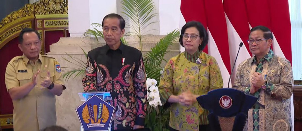Panglima TNI Hadiri Penyerahan DIPA dan Buku Daftar Aplikasi TKD Tahun 2024