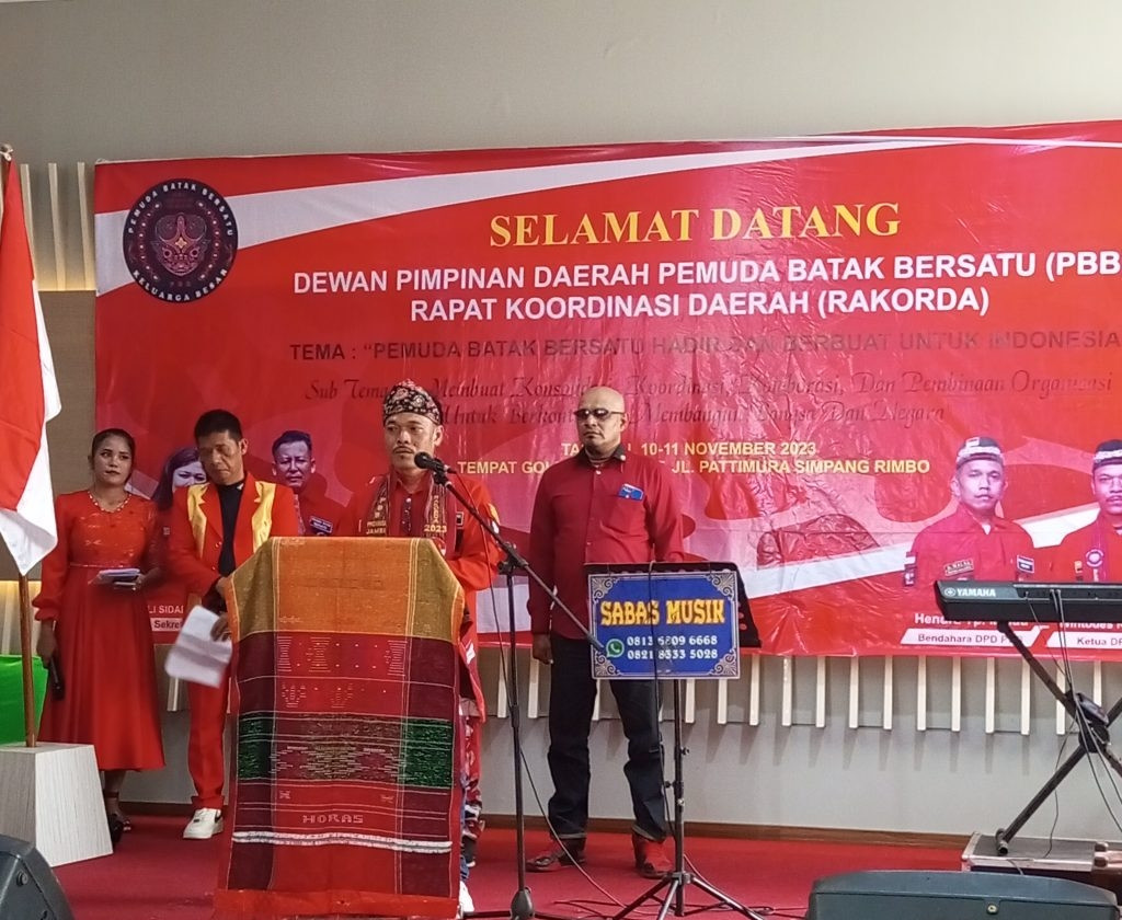 Rakorda DPD PBB Jambi "Pemuda Batak Bersatu Hadir Dan Berbuat Untuk Indonesia"