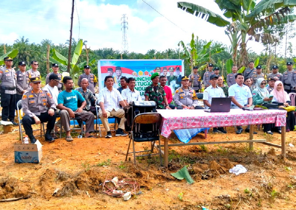 Polsek Bagan Sinembah Gelar Kegiatan Launching Gugus Tugas Polri dan Ketapang.