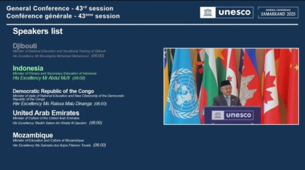 Bahasa Indonesia Resmi Jadi Bahasa Kerja di UNESCO, Tanda Sejarah Baru Bangsa