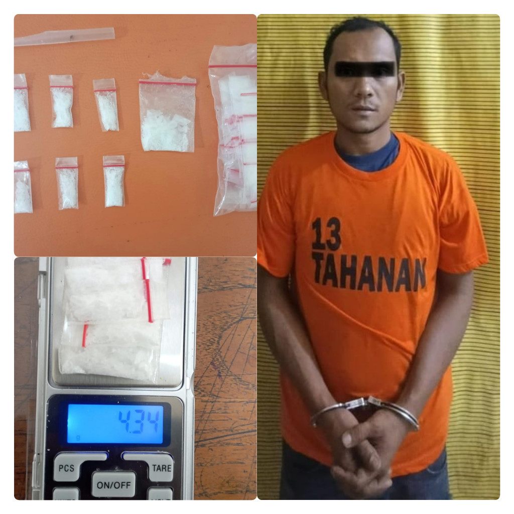 Bandar Narkoba Di Bhakti Karya Binjai Selatan, Ditangkap Polres Binjai