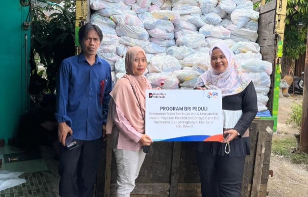 BRI BO Tambun Salurkan 5 Ribu TJSL  Paket Sembako