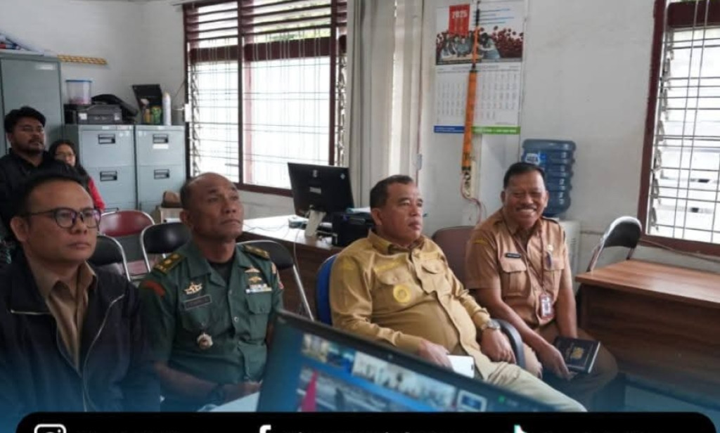 Bupati Karo Hadiri Vidcon Dengan Presiden RI H.Prabowo Subianto Evaluasi Progres Perkembangan Koperasi Desa Merah Putih