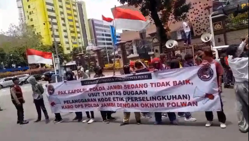 Demo di Mabes Polri, GMPC Polri: Usut Tuntas Dugaan Skandal Karo Ops Polda Jambi