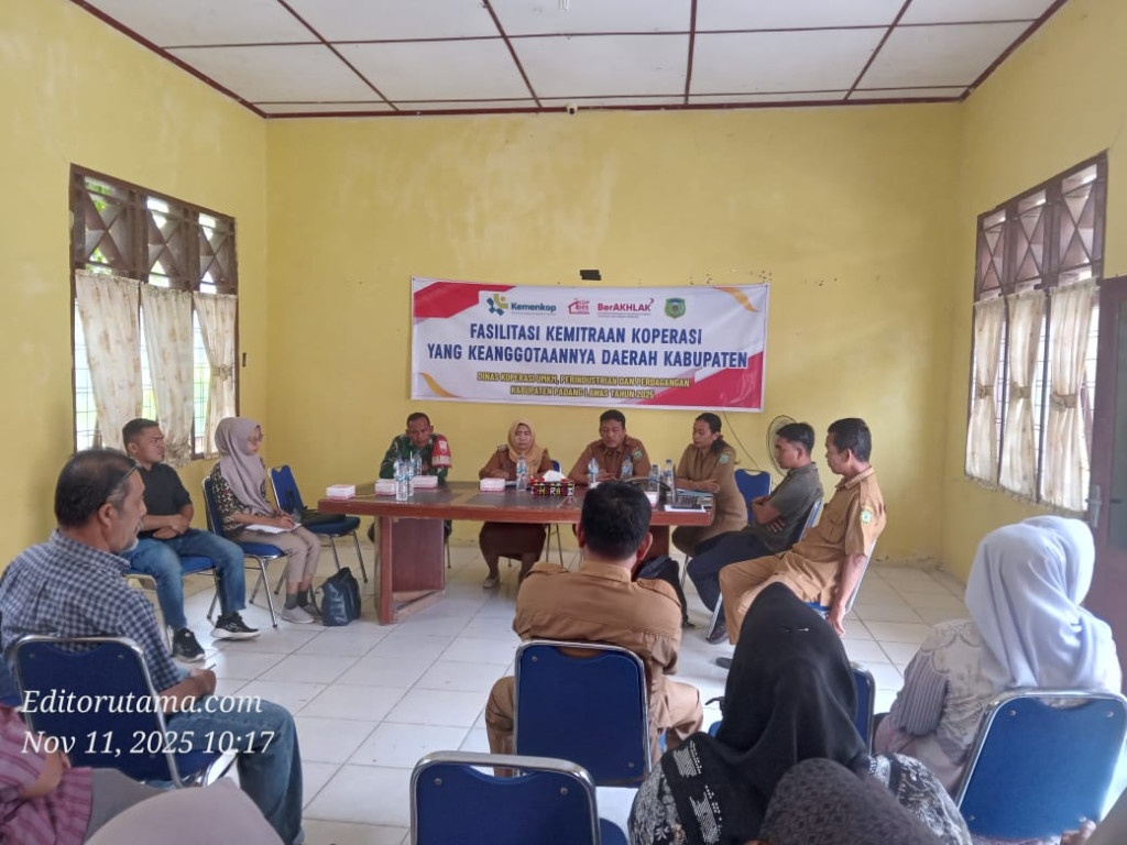Diskoperindag Fasilitasi Kemitraan KDKMP Keanggotaannya di Kecamatan Sihapas Barumun Kabupaten Palas