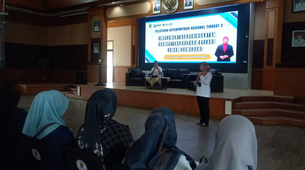 Disnakertrans Sumedang Gelar Pelatihan Peningkatan Kompetensi bagi Pelaku UMKM Cimalaka