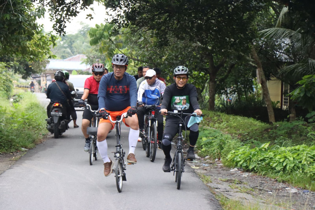 Gowes Bareng, Wawako Binjai dan Kajari Tingkatkan Silaturahmi Antar Pimpinan OPD