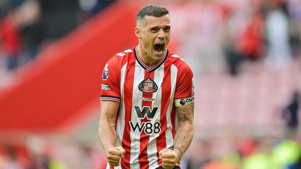 Granit Xhaka Jadi Pahlawan Sunderland, Gol Jarak Jauh Selamatkan dari Kekalahan