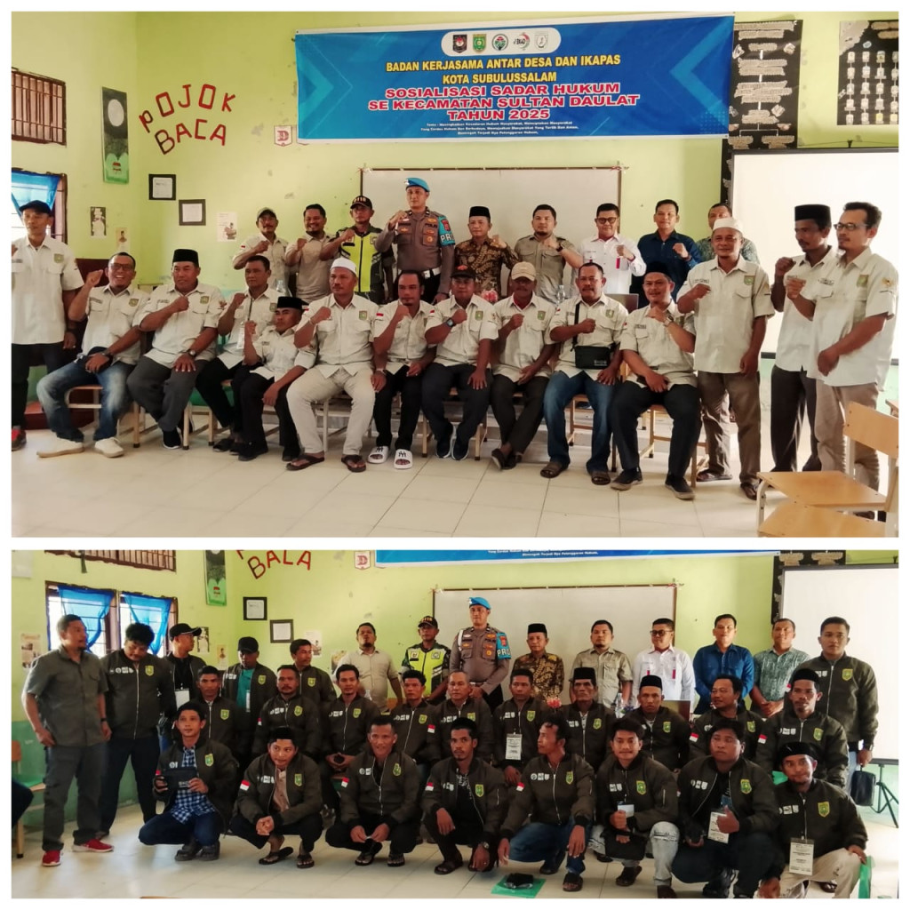 Ikapas Sultan Daulat Bekerjasama dengan BKAD Sultan Daulat Gelar Sosialisasi Sadar Hukum, Dorong Masyarakat Taat Aturan