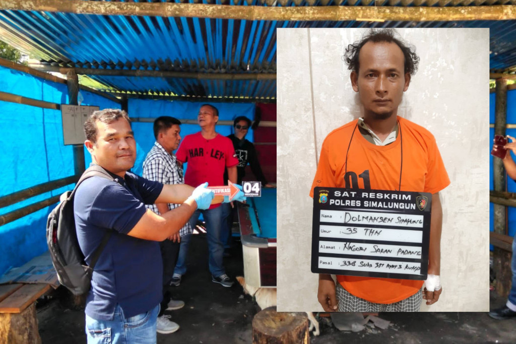 Jatanras Polres Simalungun Tangkap Pelaku Pembunuhan Edward Sembiring Dalam Waktu Kurang Dari 9 Jam