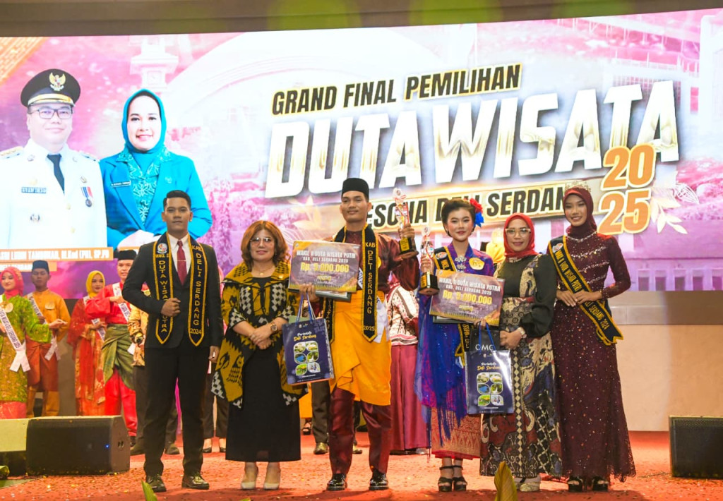 M Rizki Simamora & Nabila Anaswa Terpilih Menjadi Duta Wisata Deliserdang 2025