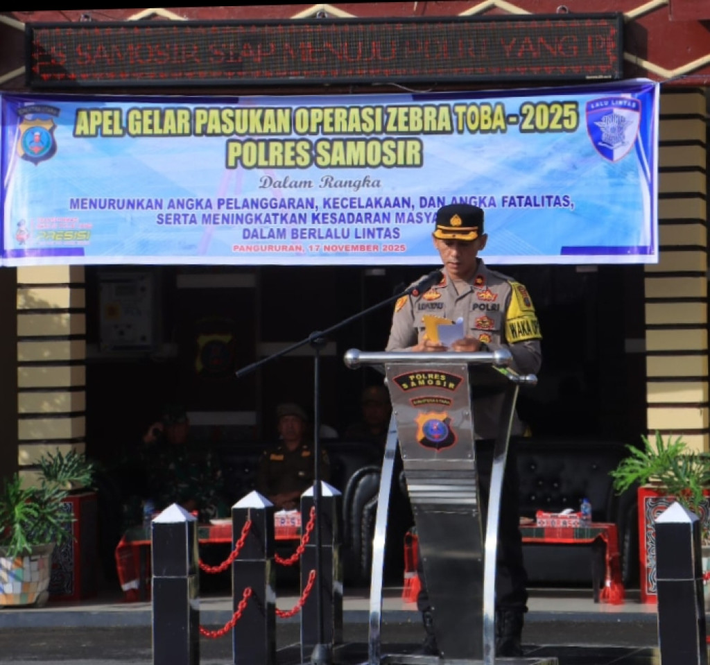Operasi Zebra Toba 2025 Dilaksanakan Selama 14 hari Dari 17 - 30 November 2025