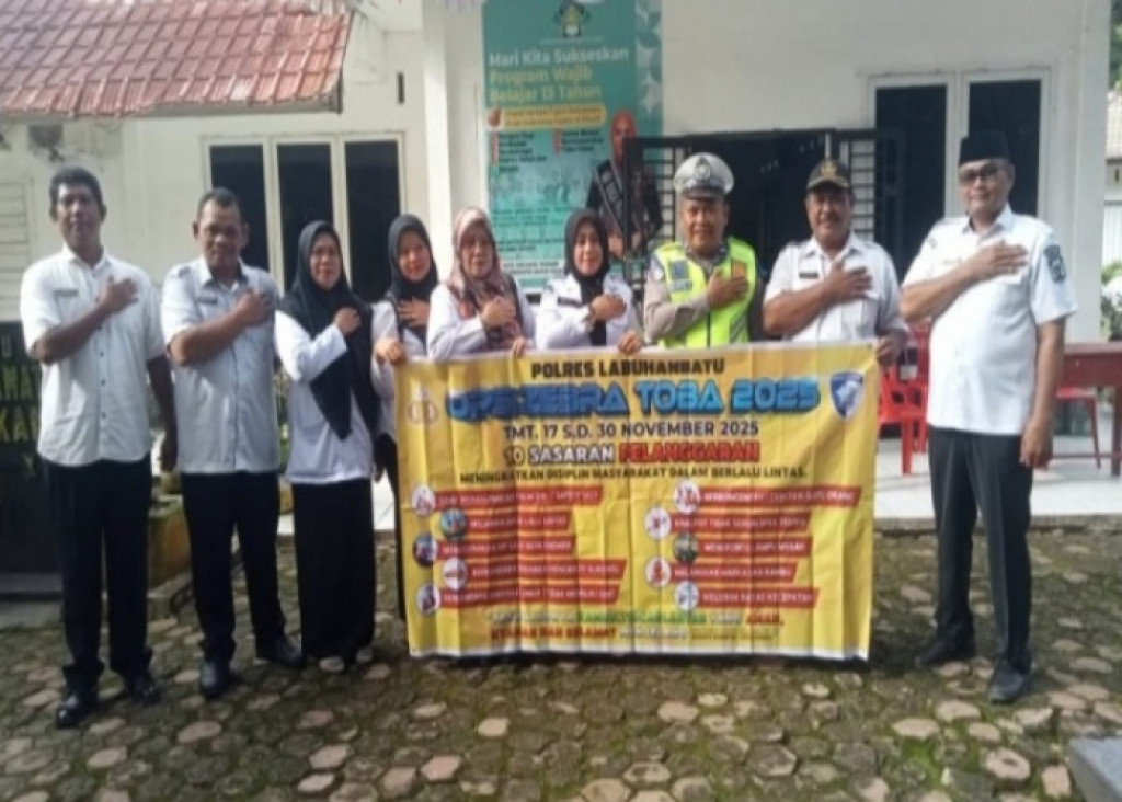 Operasi Zebra Toba 2025: Satlantas Labuhanbatu Fokus pada Pencegahan Pelanggaran
