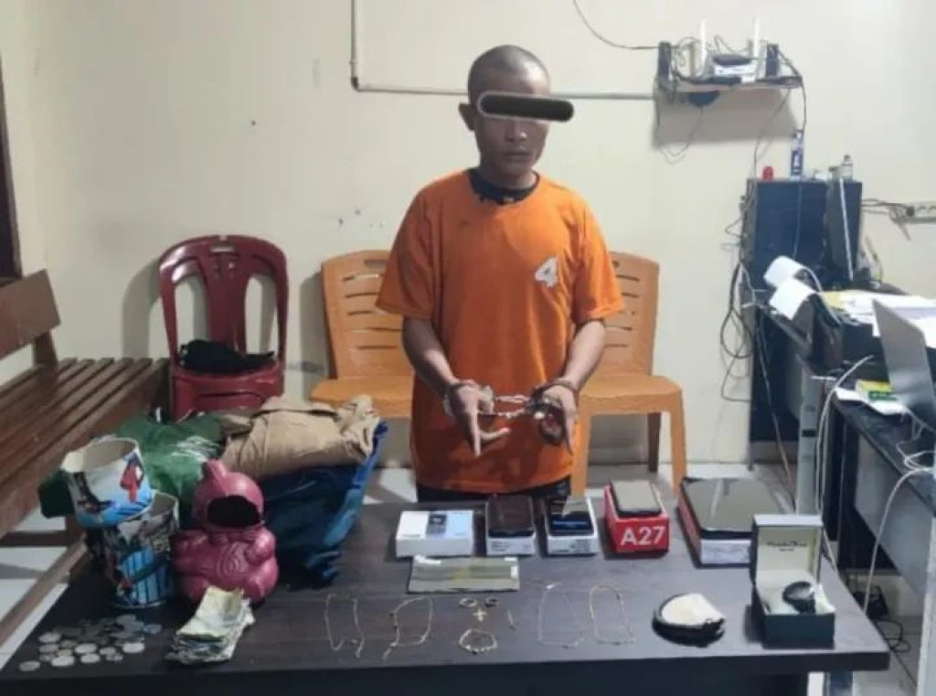 Pelaku Pencurian di Kantor PT BPR NBP Berastagi Ditangkap Polisi Dari Nias Selatan