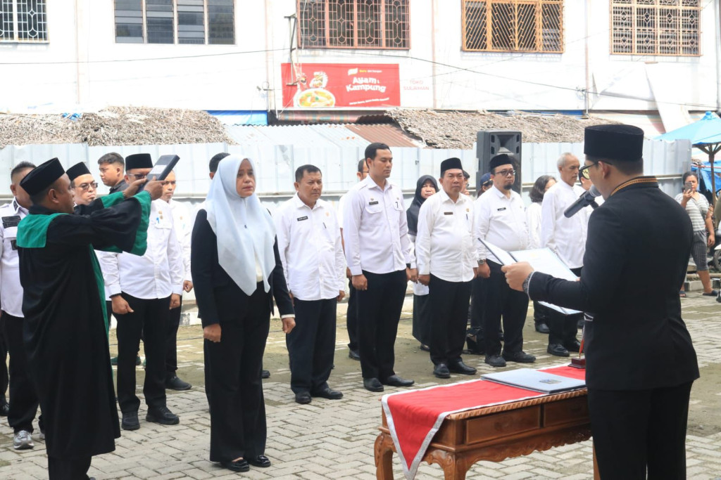 Pelantikan Pejabat Pimpinan Tinggi Pratama, Wakil Wali Kota Binjai Tegaskan ASN Harus Berpihak pada Masyarakat